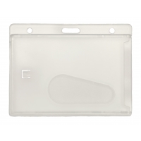 Badgeholder horizontal with thumb grip