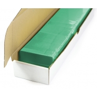 Blank plastic cards (green)