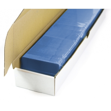 Blank plastic cards (blue)